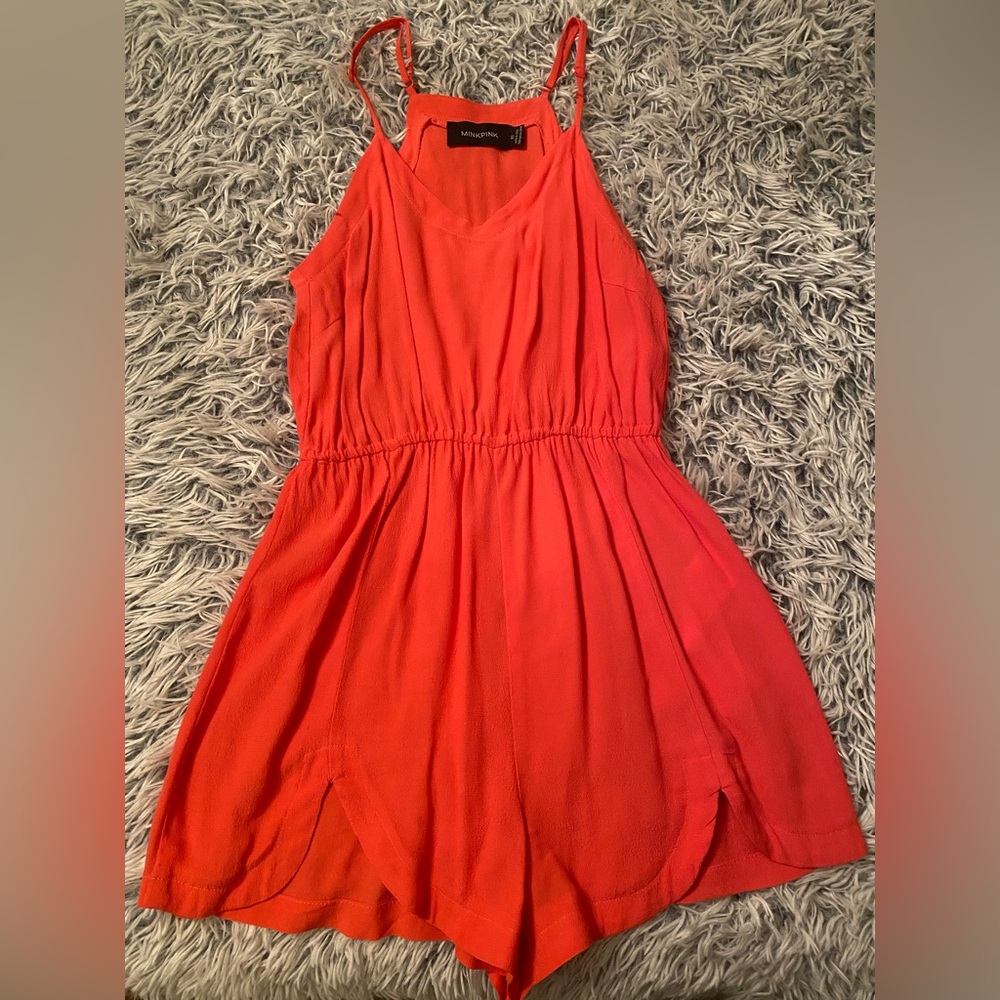 MINKPINK Romper Size XS Coral Colour
